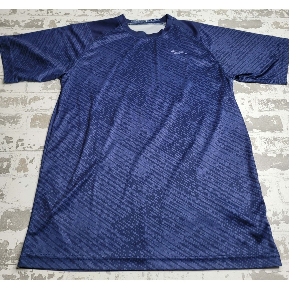 Boombah‎ Athletic Shirt Blue Short Sleeve Men's Medium